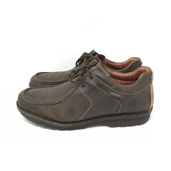 Pikolinos Spain Brown Leather Moc Toe Boots 13 main image 8